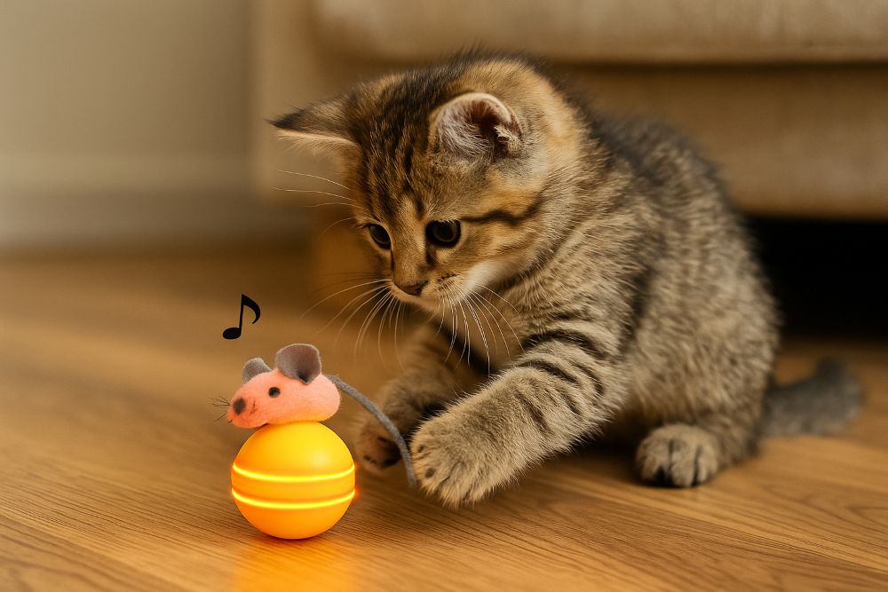  Interactive toys with sound and motion 