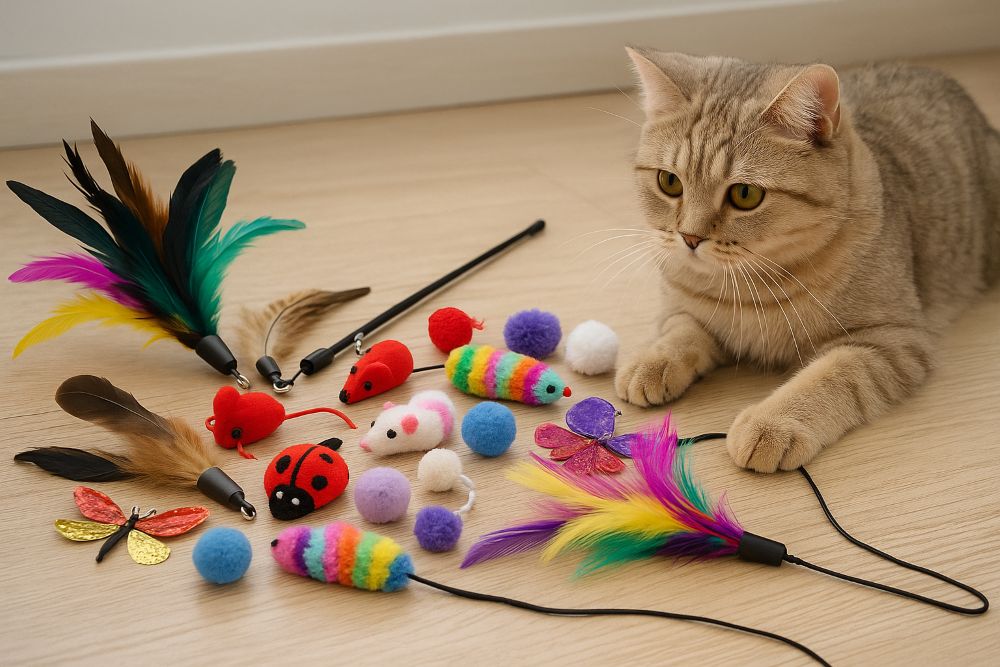  bulk cat toy accessory kits 
