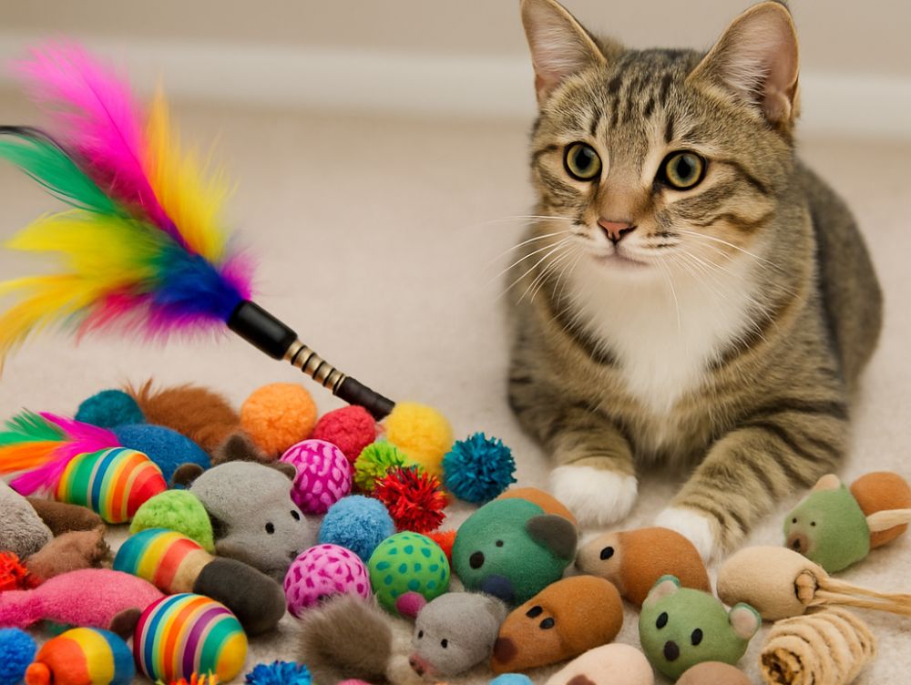 bulk cat toys assorted