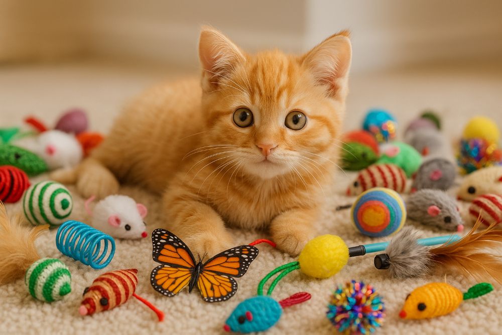 bulk cat toys assorted