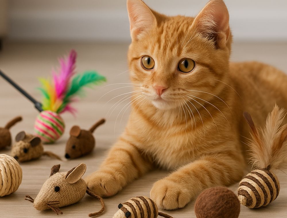  bulk cat toys safe materials. 