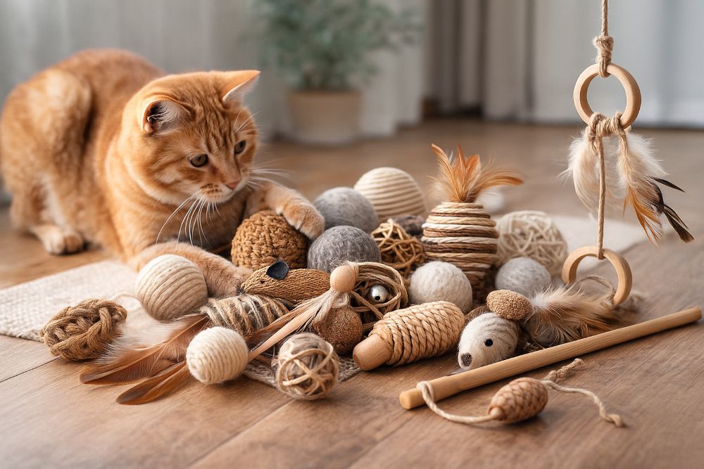bulk cat toys natural material