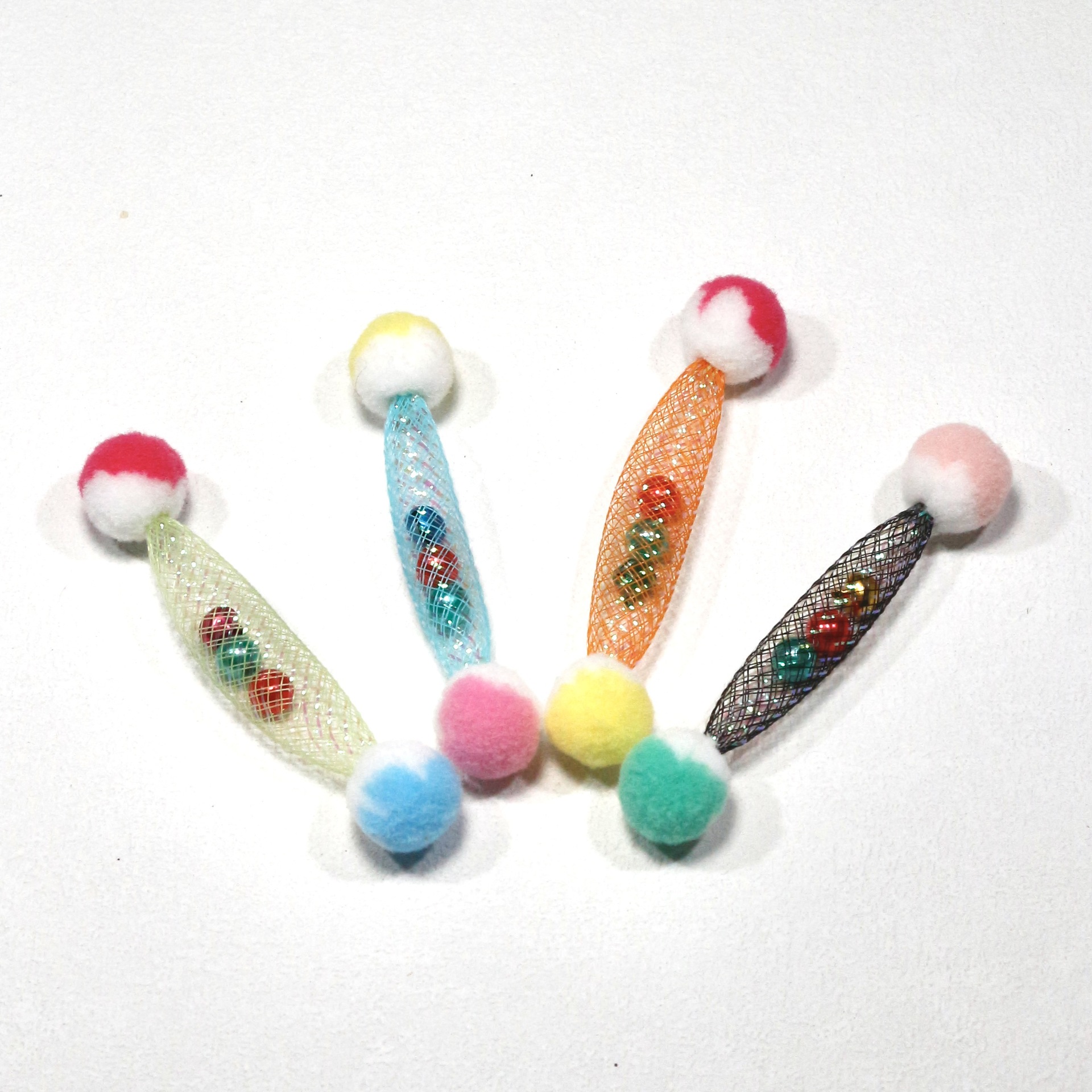 Meow Joy Stick Cat Solo Play Toy - Plush Bell Cat Wand for Interactive Fun