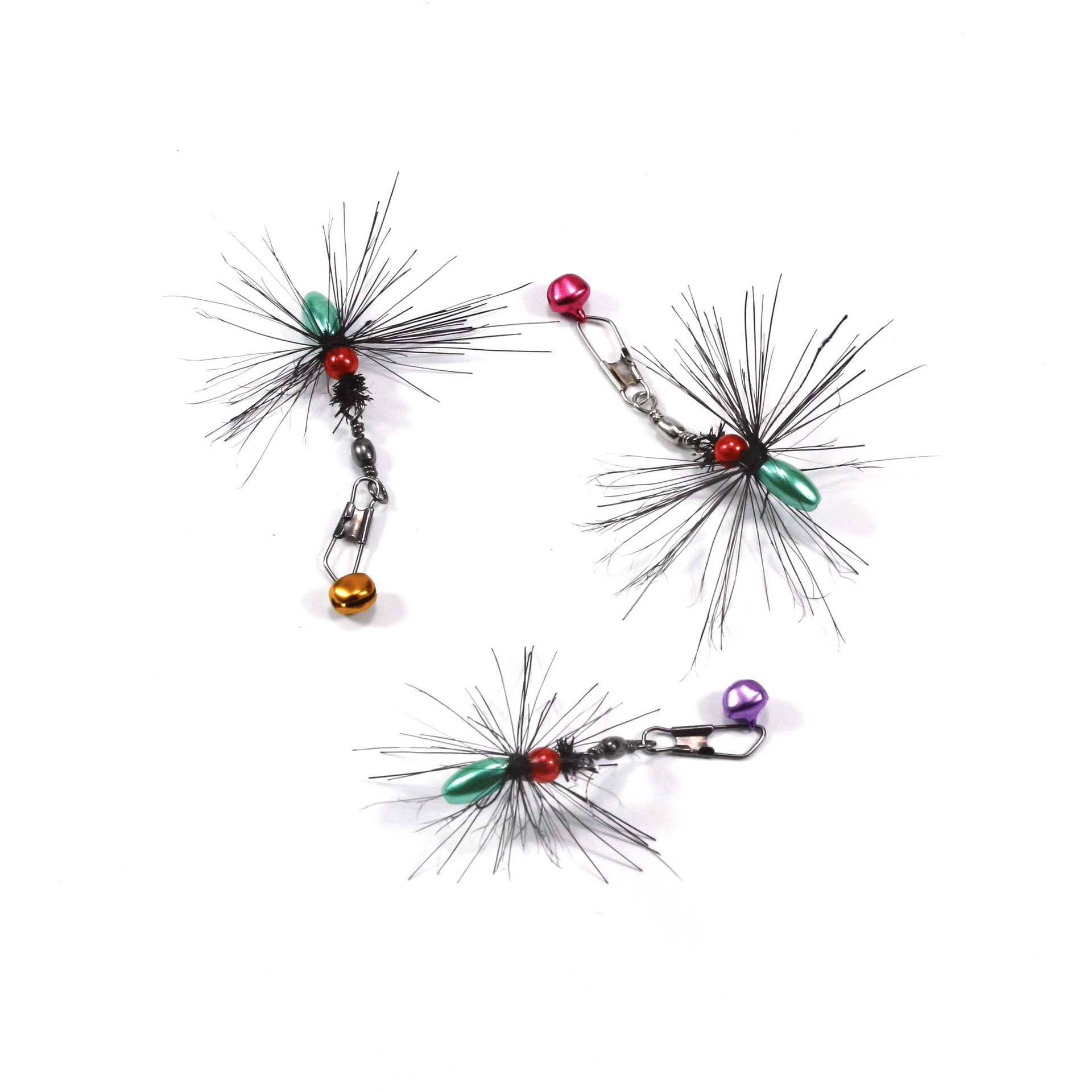 Toxic Bug Cat Teaser Refill Head | Spiky Insect Wand Attachment with Bell for Interactive Play