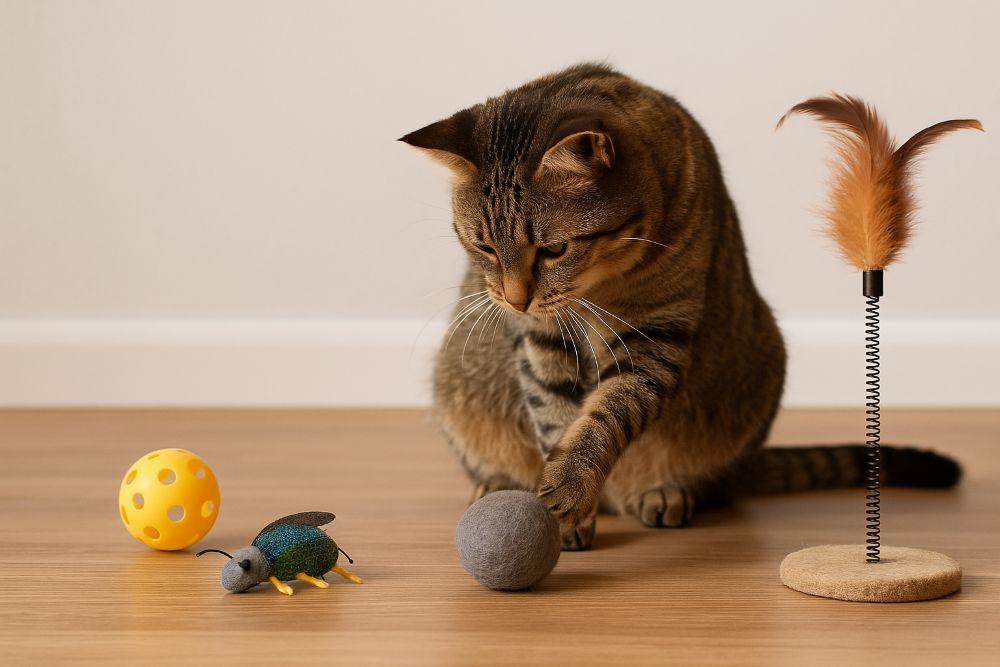 cat toys for independent play