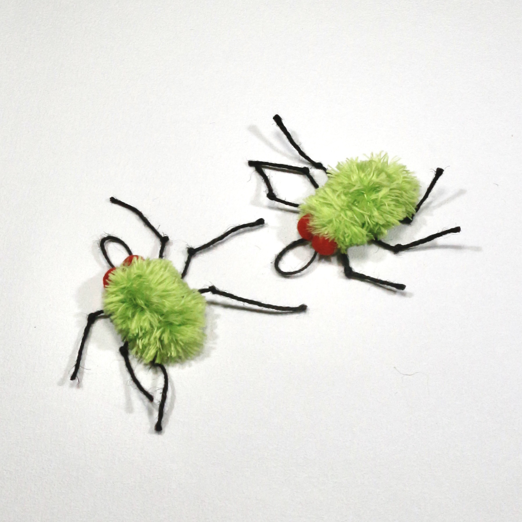 Fluffy Bug Cat Toy Refill – Dual-Use Self-Play & Wand Attachment for Interactive Play