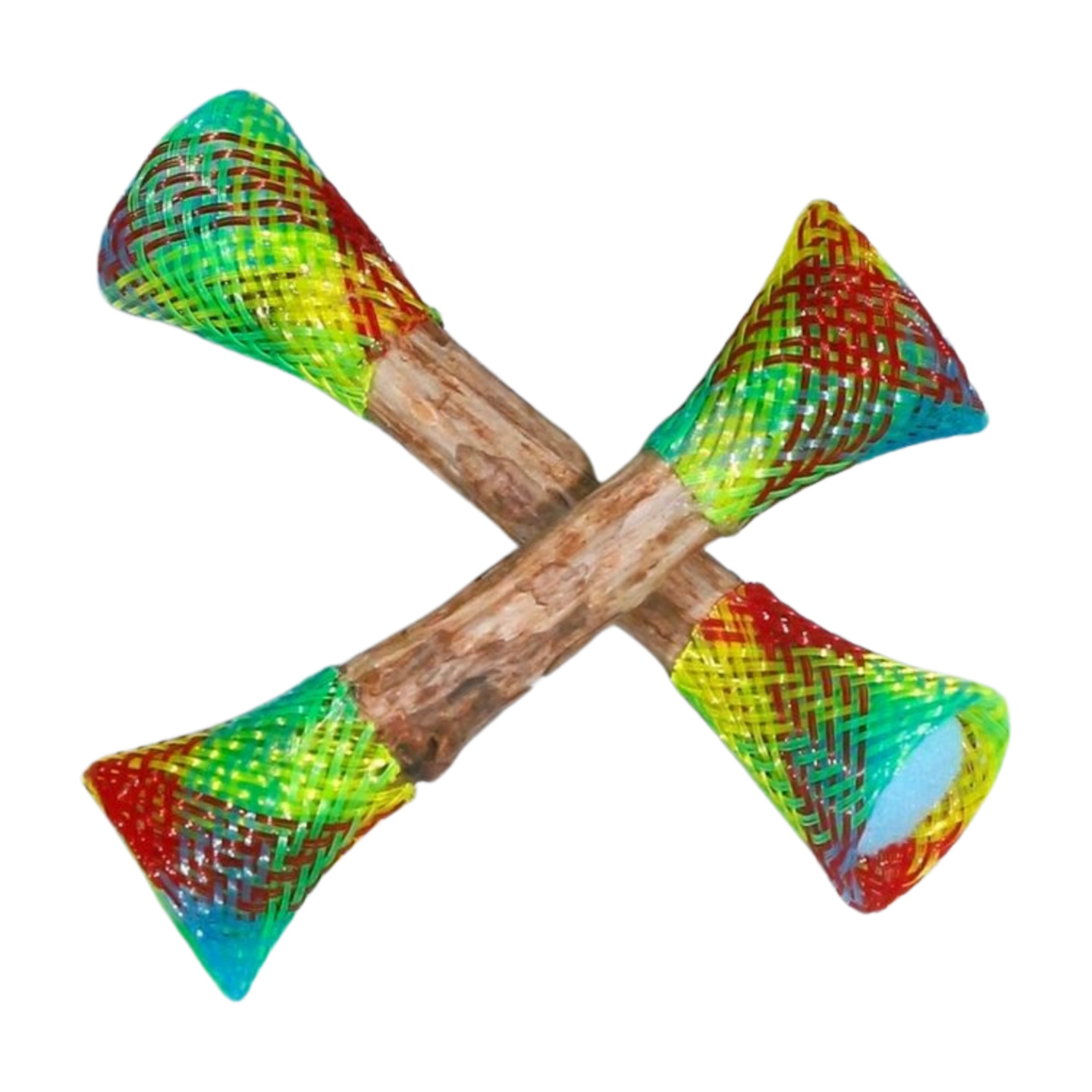 Self-Play Cat Stick Toy | Durable Mesh Interactive Toy for Independent Cat Entertainment