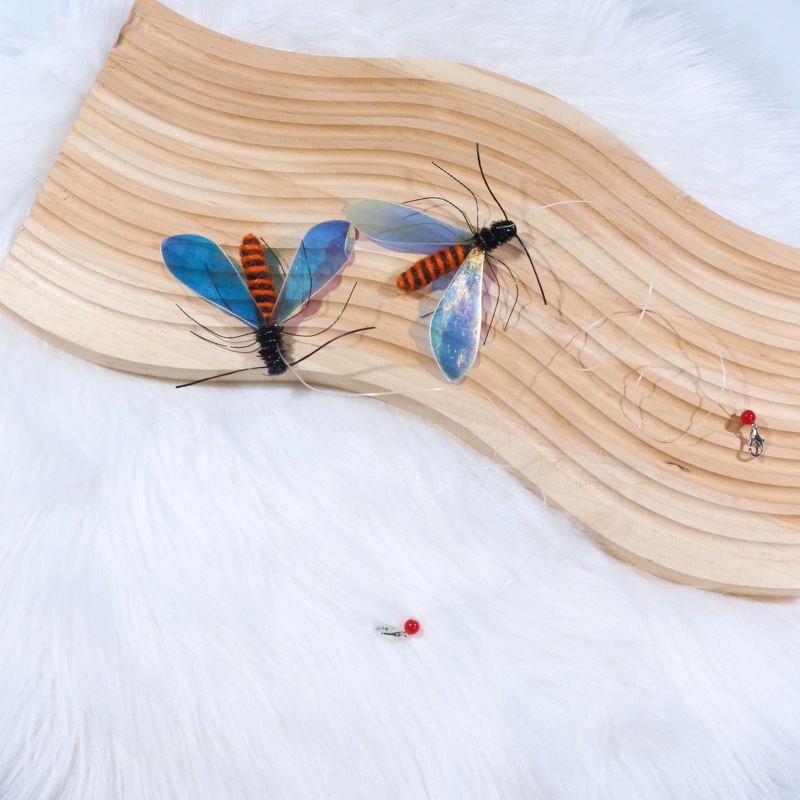 New Bee Cat Wand Replacement Head | Realistic Insect Interactive Cat Toy Refill