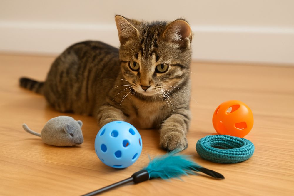 self play cat toys