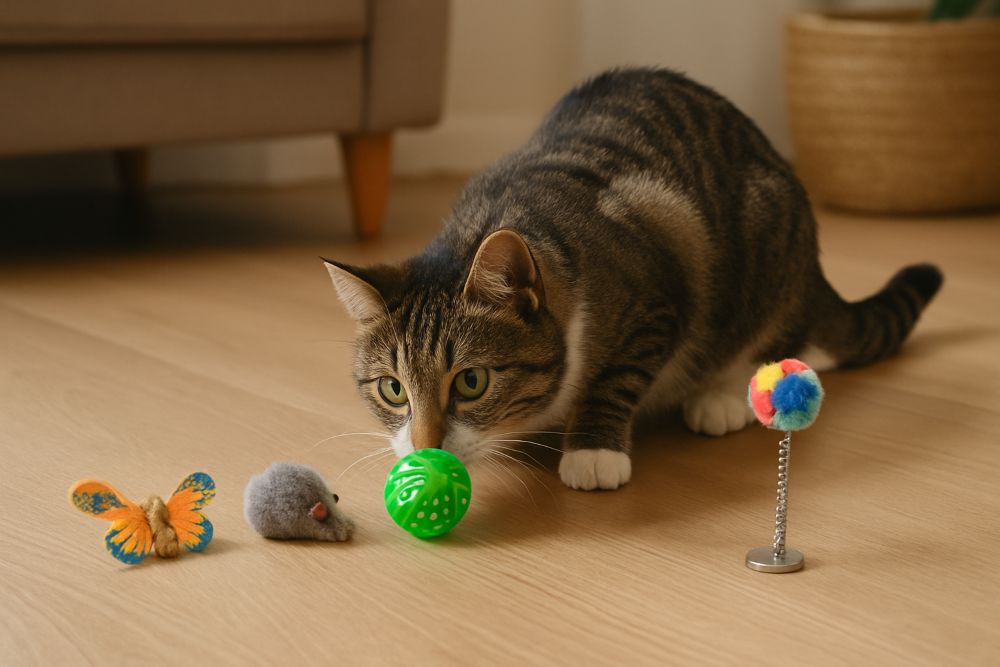 toys for home alone cats