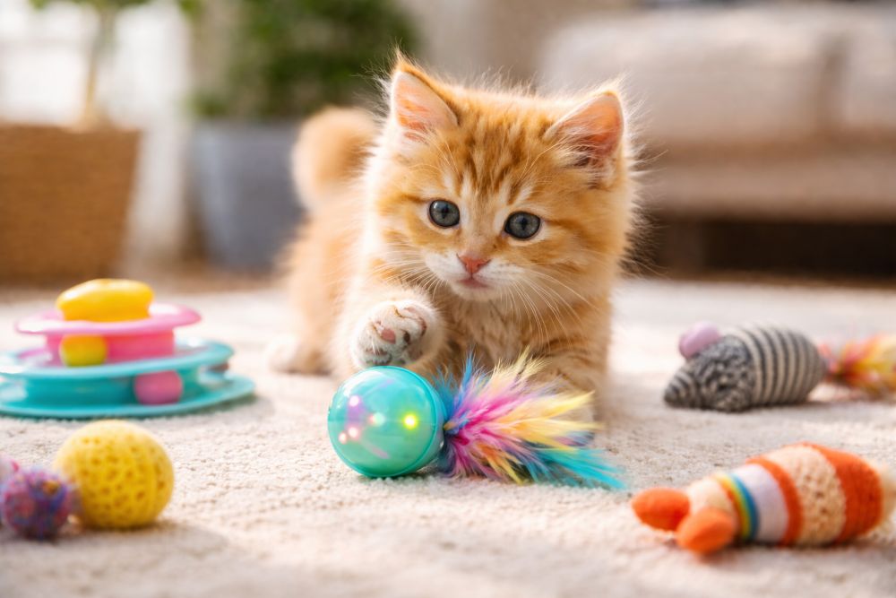 best cat toys for home alone