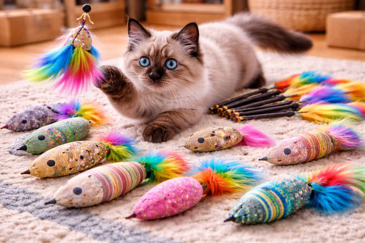 Why Retailers Choose Bulk Toy for Cats with Feathers for Higher Sales and Stronger Margins