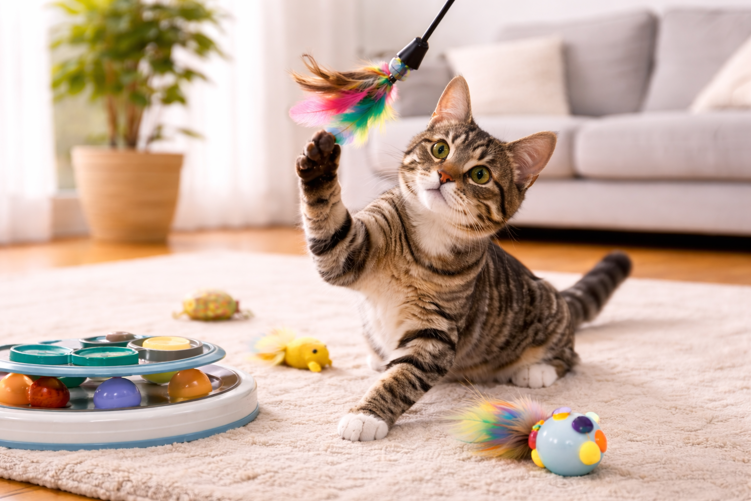 Indoor Play Ideas That Keep Bored Cats Busy: Choosing Stimulating Cat Toys for Indoor Cats