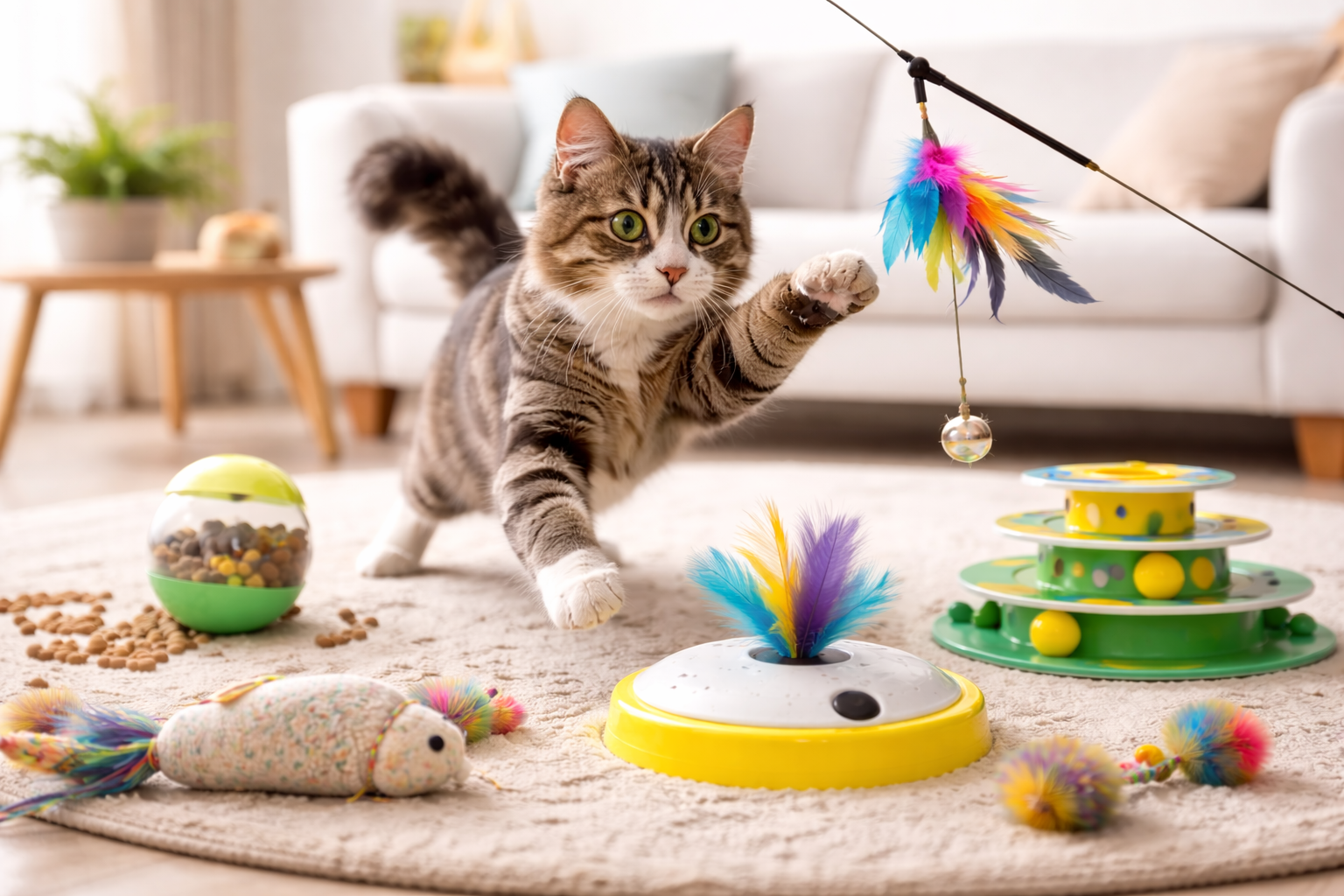 Keeping Indoor Cats Healthy and Happy Starts With the Right Play Routine and Cat Toys to Keep Them Active