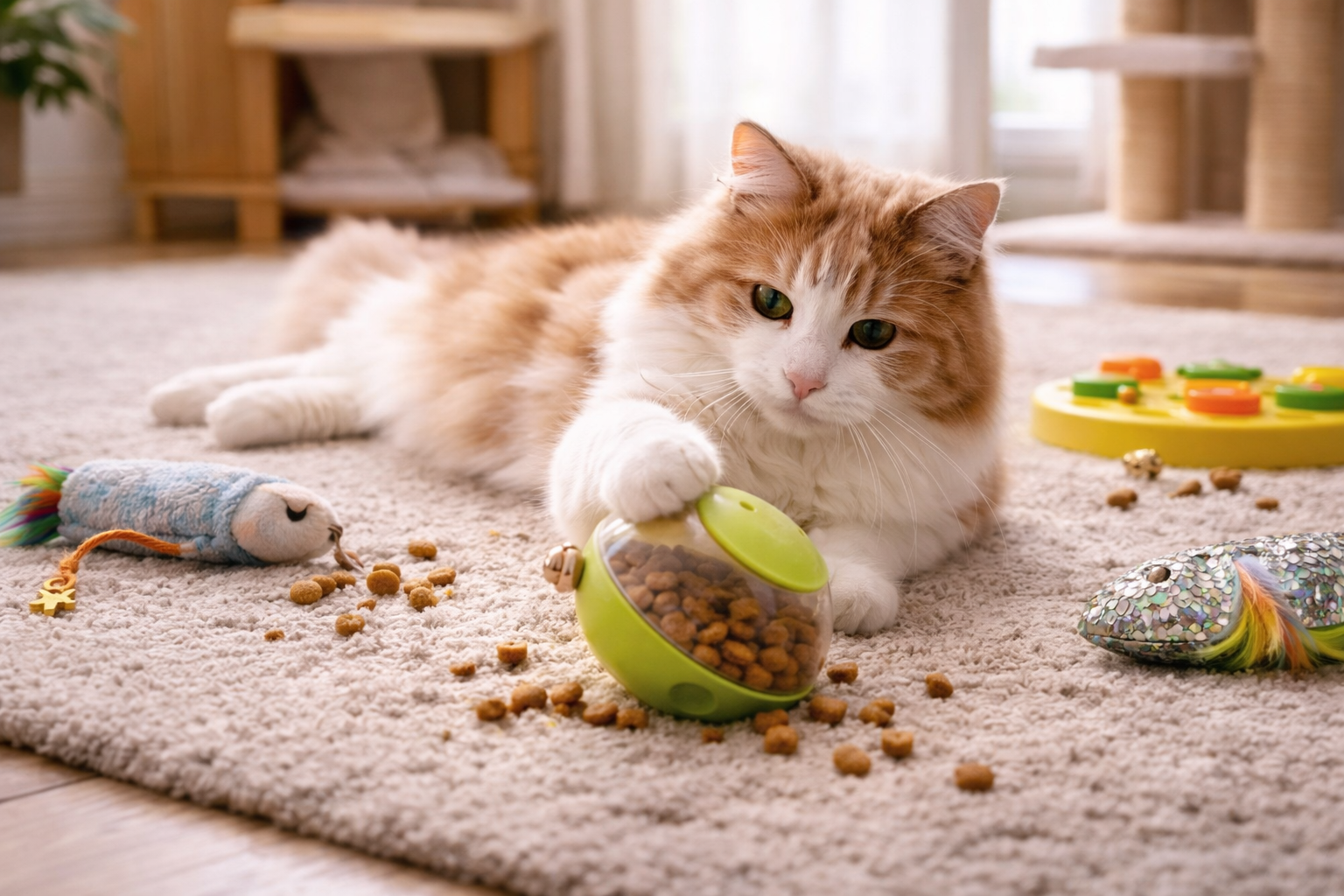 Gentle Ways to Motivate Indoor Pets With the Best Toys for Lazy Cats