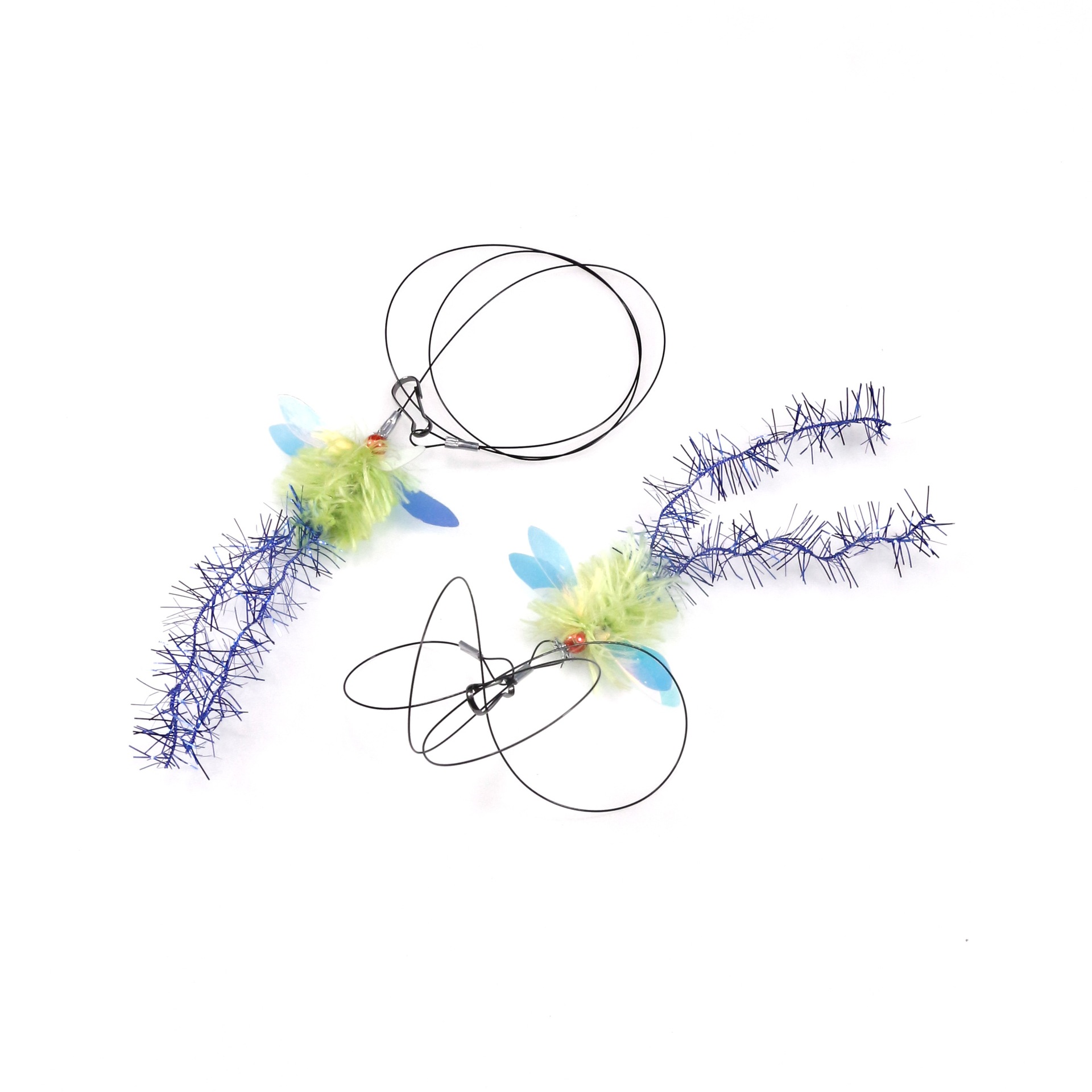 Little Fly Cat Wand Replacement Head | Tinsel Cat Teaser Wand Refill