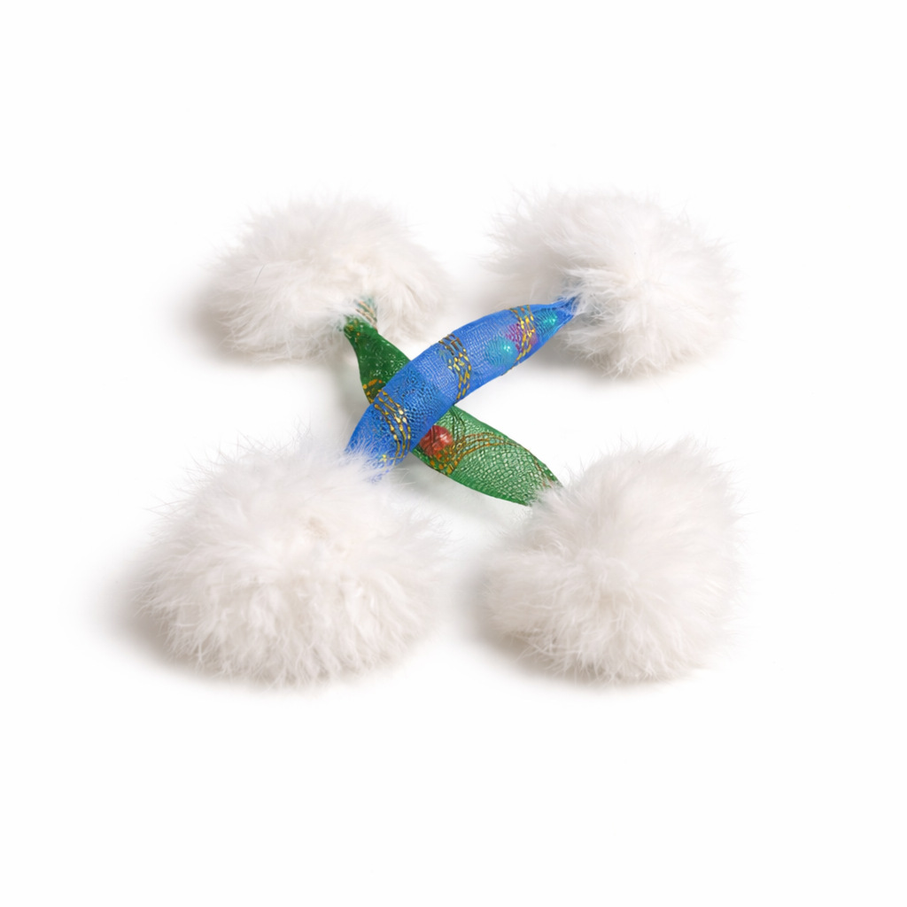 Fengrong Self-Play Cat Toy | Rabbit Fur Self-Play Cat Toy