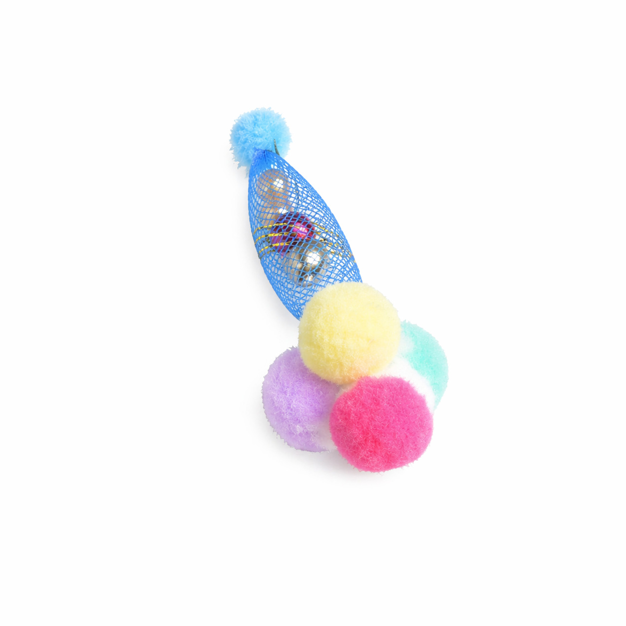 Ice Cream Cat Self-Play Toy | Mesh Tube Cat Toy