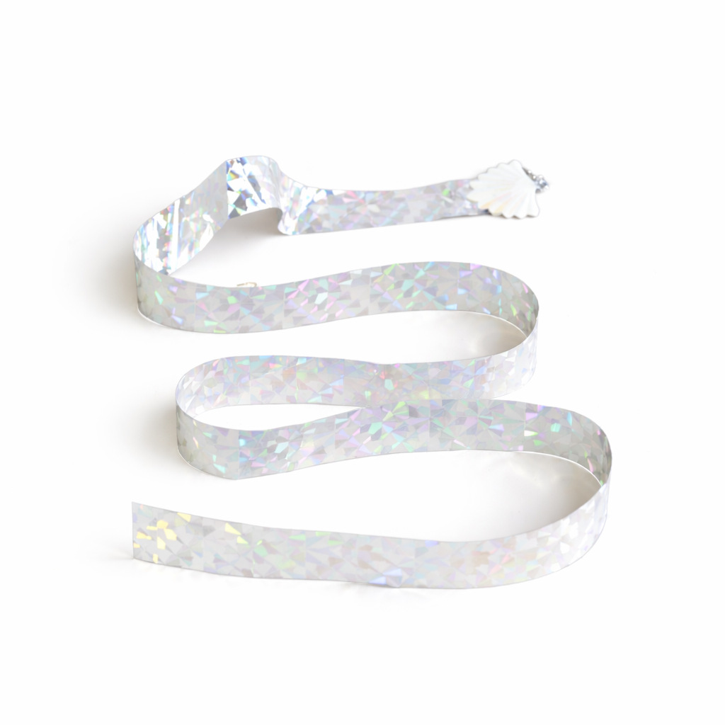 Iridescent Cat Teaser Ribbon | Crinkle Cat Wand Replacement Head