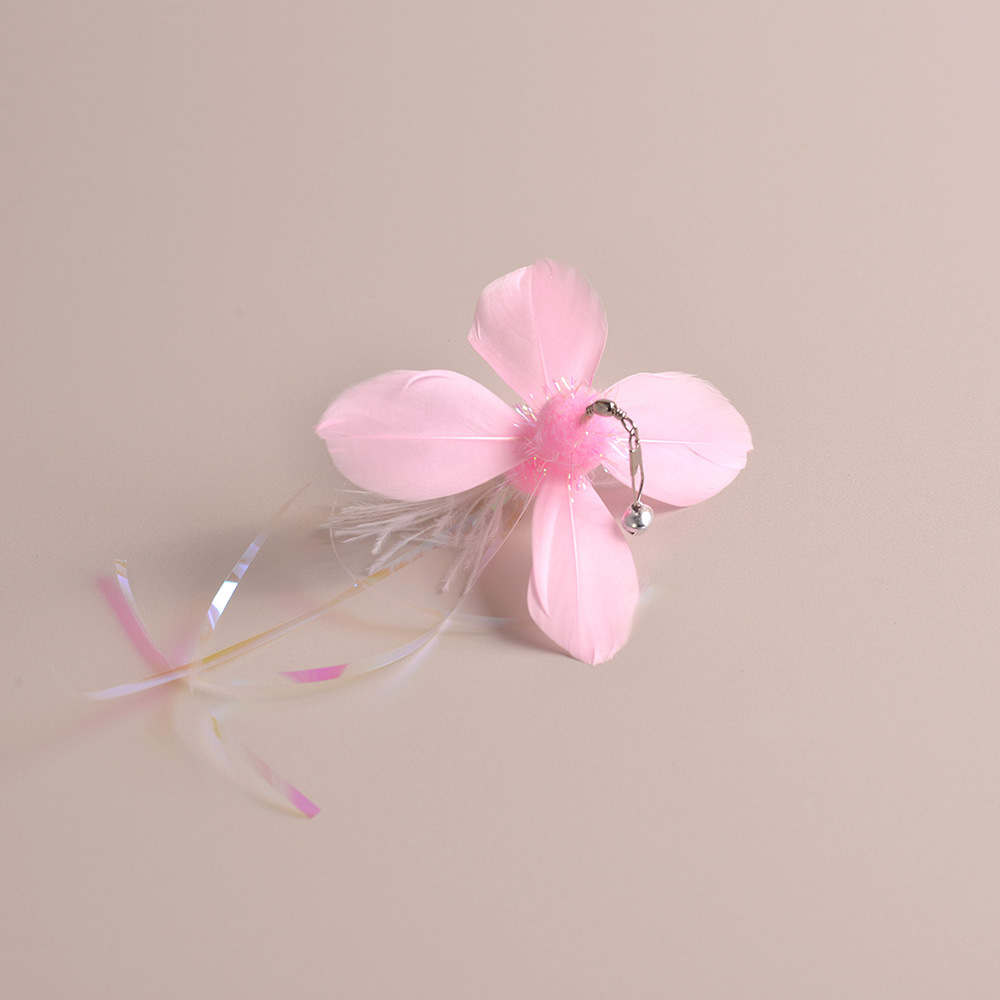 Flower Cat Wand Replacement Head | Feather Teaser Wand Refill