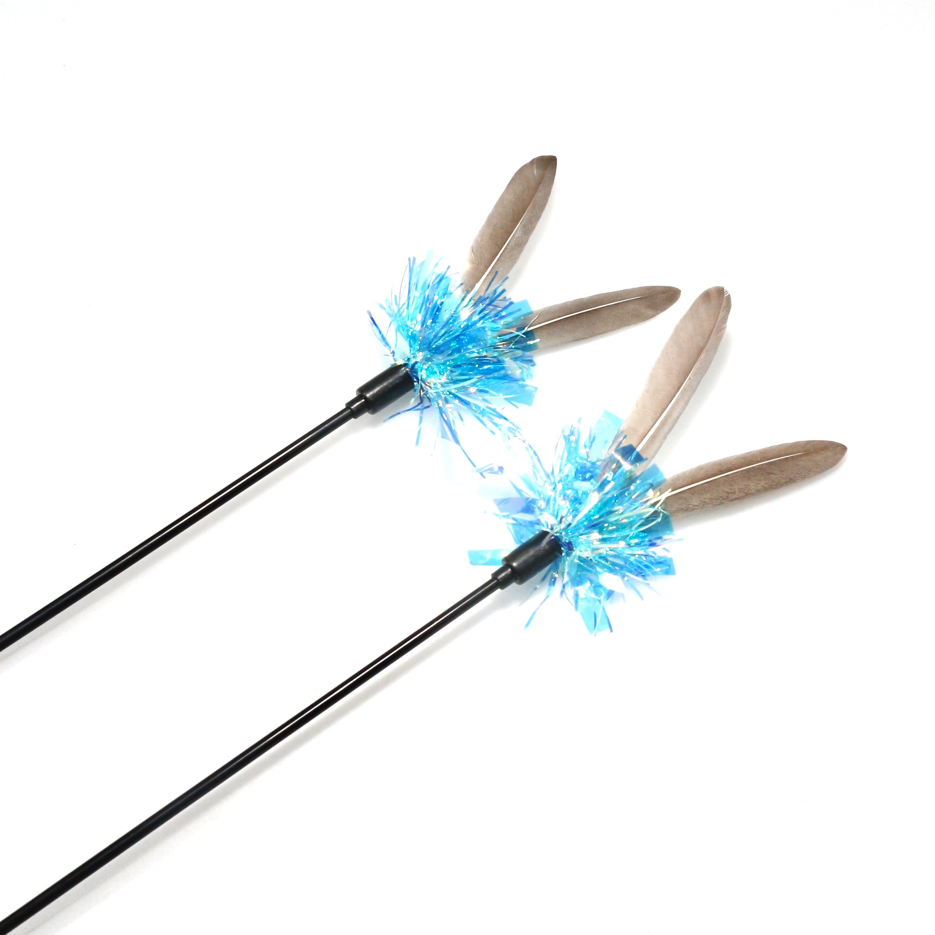 Bunny Ears Cat Toy Wand